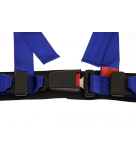 Racing seat belts 3p 2" Blue - Monza