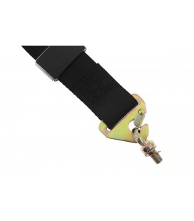 Racing seat belts 4p 3" Black - Pro Sport