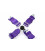 Racing seat belts 4p 3" Purple - Quick