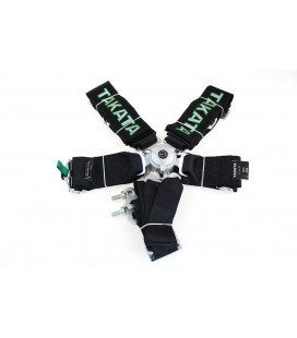Racing seat belts 6p 3" Black - Takata Replica harness