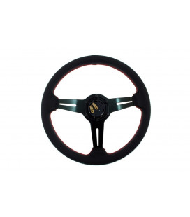 Steering wheel Pro 350mm offset:40mm Leather Black