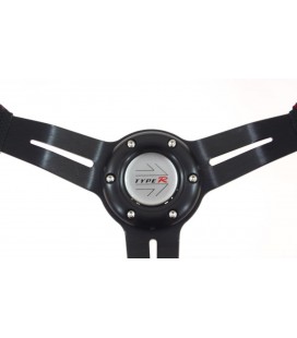 Steering wheel Pro 350mm offset:60mm Leather Black