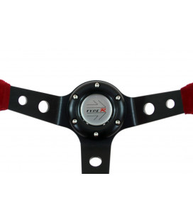 Steering wheel Pro 350mm offset:80mm Suede Red