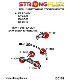 011191A: Front upper arm bush SPORT