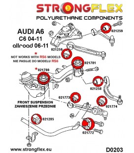 021285A: Front anti roll bar bush SPORT