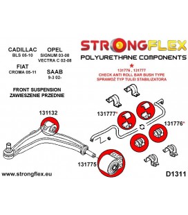 131132A: Front wishbone front bush SPORT