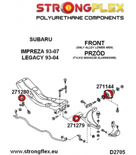 271144A: Front wishbone rear bush sport