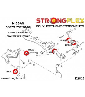 281262B: Front lower radius arm to chassis bush