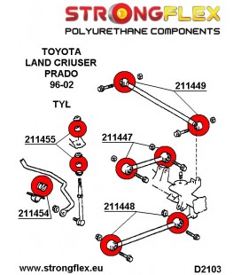 211449B: Rear transverse arm bush