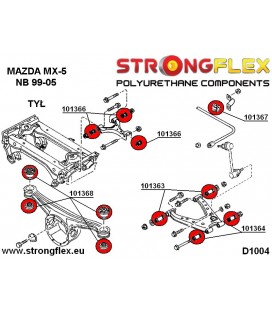 101363B: Rear lower inner suspension bush