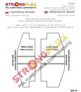 271523A: Rear trailing arm front bush SPORT