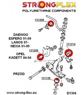 136059B: Front suspension bush kit