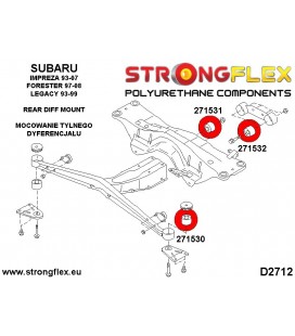 276146A: Full suspension bush kit SPORT