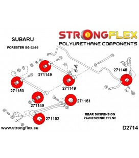 276146A: Full suspension bush kit SPORT