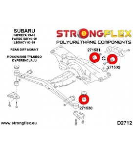 271532B: Rear diff mounting bush