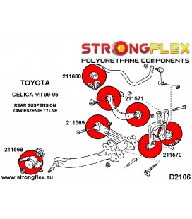 211568B: Rear trailing arm front bush