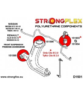 151595A: Front wishbone front bush SPORT