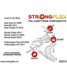 221667A: Front arm rear bush SPORT