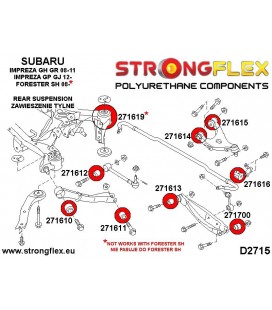 271615A: Rear upper arm rear bush SPORT