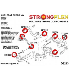 226168B: Rear suspension bush kit