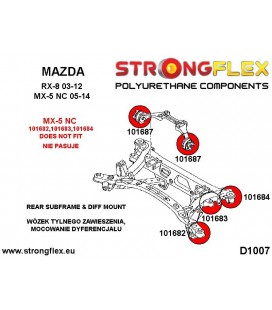 101687B: Rear diff mount bush