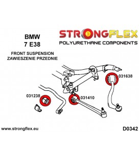 031638B: Front lower tie bar to chassis bush 66mm