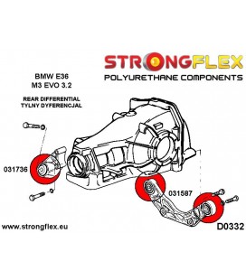 031736A: Rear diff mount - front bush SPORT