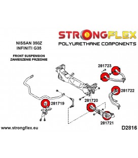 281723A: Front upper arm bush SPORT