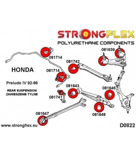 086203A: Rear suspension bush kit SPORT