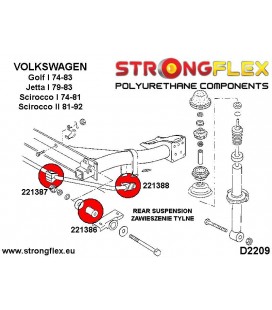 221386A: Rear beam mounting bush SPORT