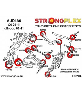 026212A: Rear suspension bush kit SPORT