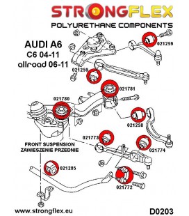 021780A: Front subframe - front bush SPORT