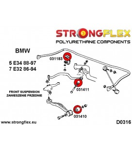 036171A: Front suspension bush kit SPORT