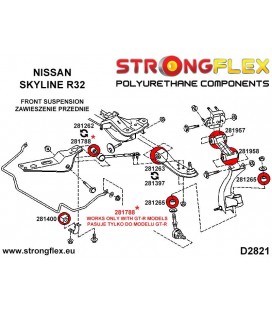 281788B: Front lower radius arm to chassis bush GT-R