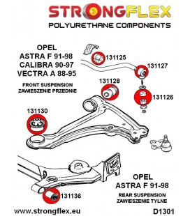 136218B: Full suspension bush kit