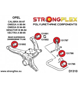 136218B: Full suspension bush kit