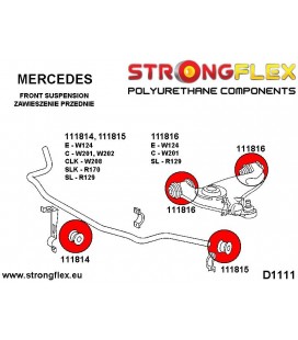 116224A: Full suspension bush kit SPORT