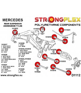 116224A: Full suspension bush kit SPORT