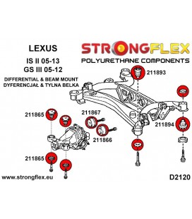 211866B: Rear diff mount - rear bush