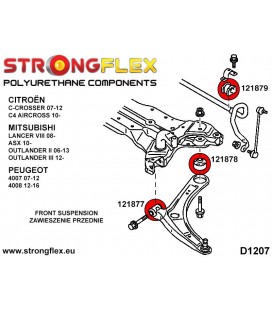 121878B: Front lower arm - rear bush