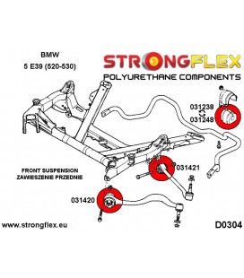 036233B: Full suspension bush kit E39 Sedan