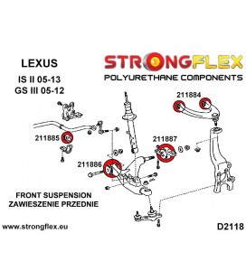 211887A: Front lower arm - rear bush SPORT