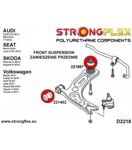 221897B: Front lower arm - rear bush