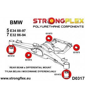 036173A: Full suspension bush kit SPORT