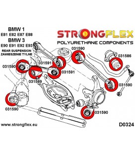 036242A: Rear suspension bush kit SPORT