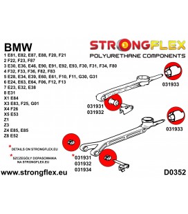 031934A: Shift arm - front bush 14mm SPORT