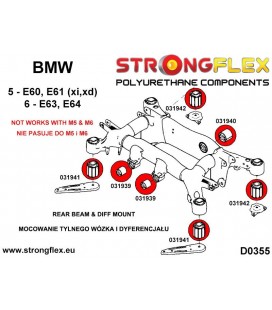 031939A: Rear diff mount - front bush SPORT