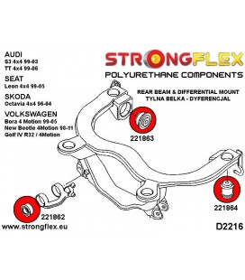 226121A: Full suspension bush kit SPORT