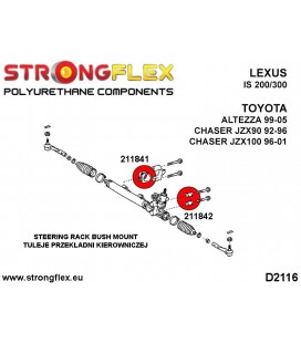 216241A: Full suspension bush kit SPORT