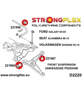 221967A: Front lower arm – rear bush SPORT